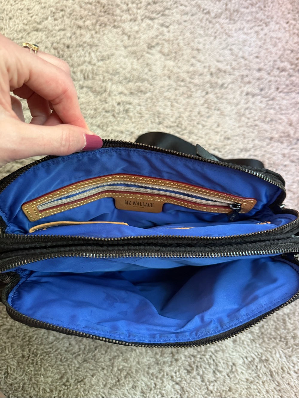 MZ Wallace Black Madison Crossbody - Picture 7 of 7